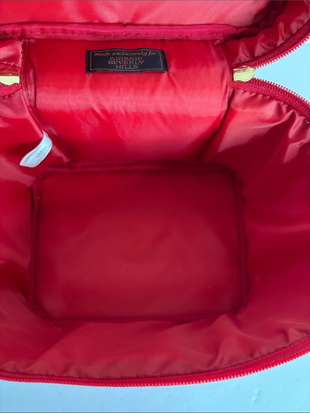 GIORGIO, BEVERLY HILLS SATIN COSMETIC BAG